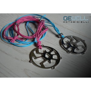 MOTOGIOIELLI - Collana colorata Ragno